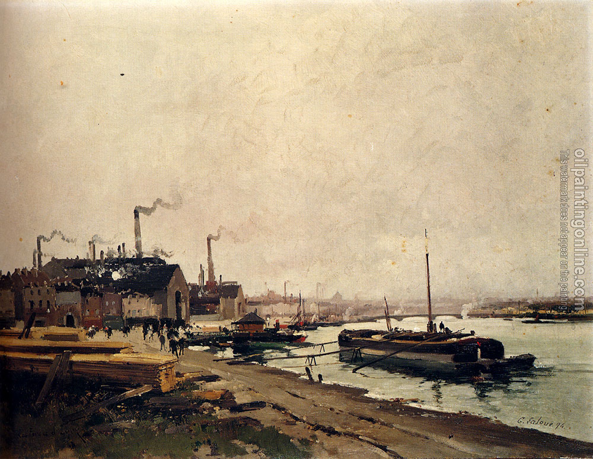 Eugene Galien-Laloue - Les Forges D Ivry